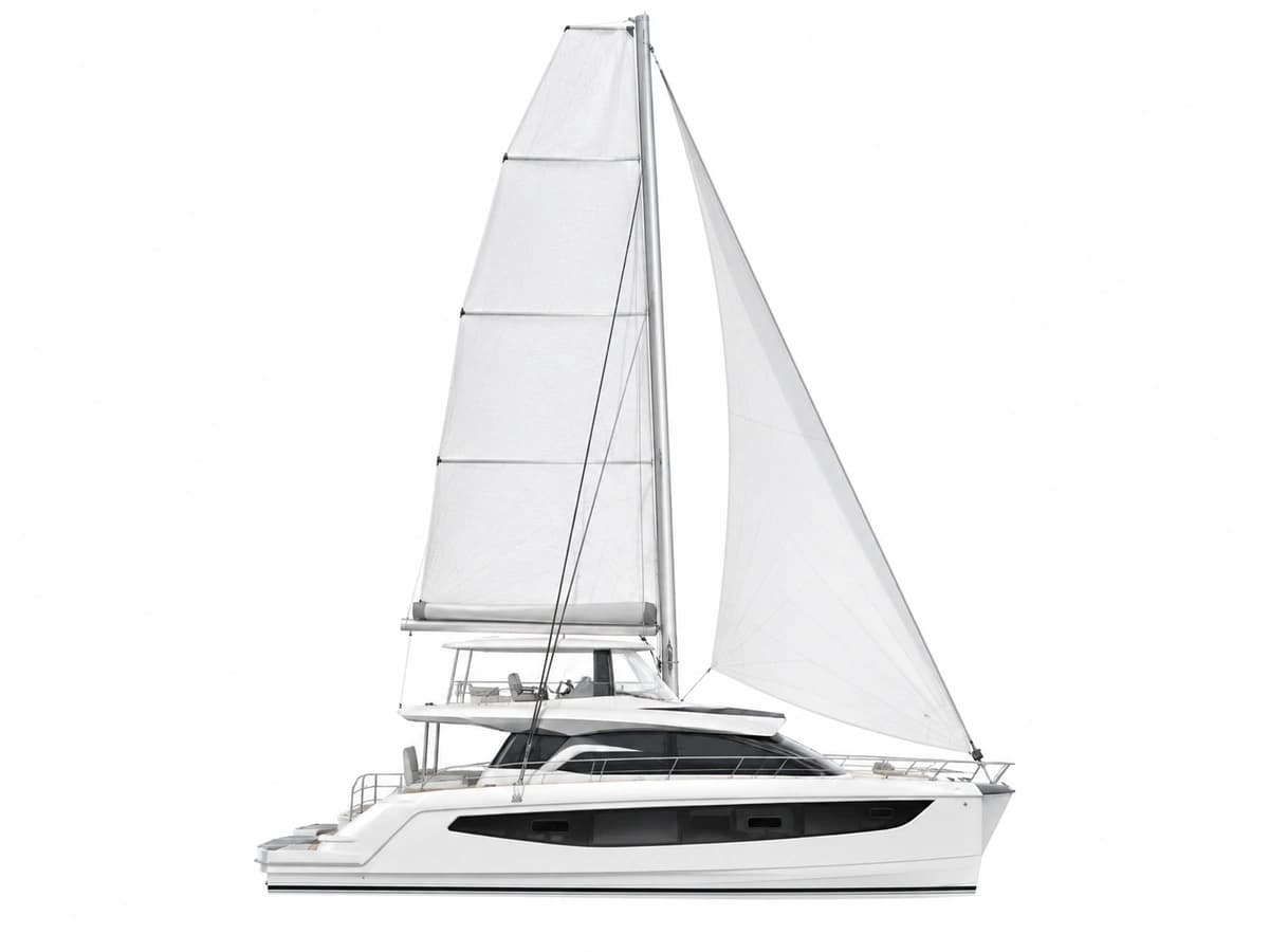 Aquila 50 Sail catamaran profile