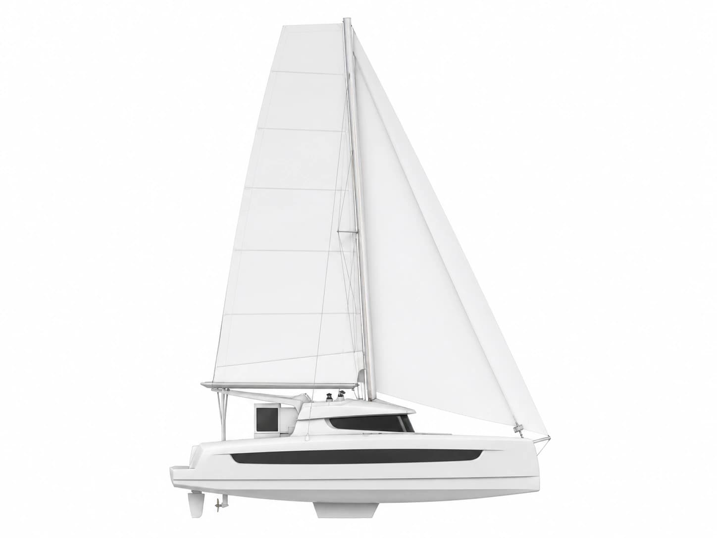 BALI 4.2 catamaran profile