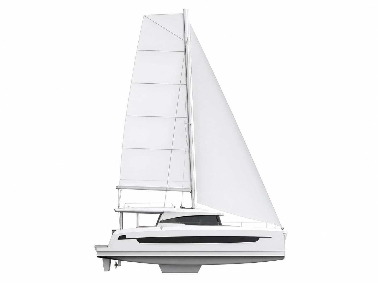 BALI 4.4 catamaran profile
