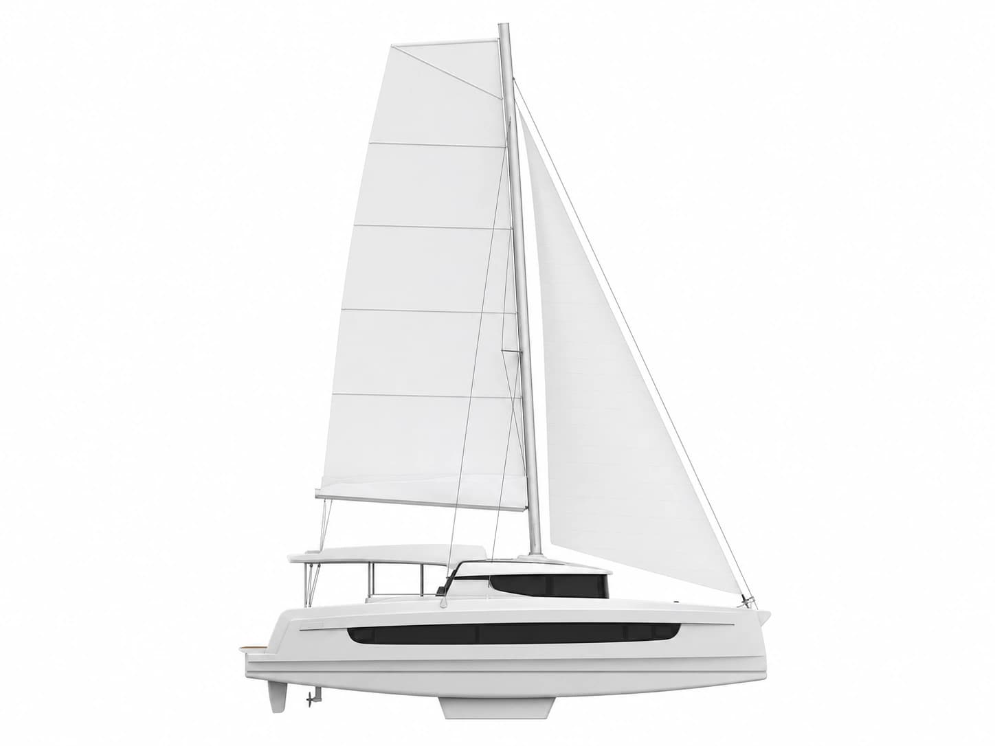 BALI 4.6 catamaran profile
