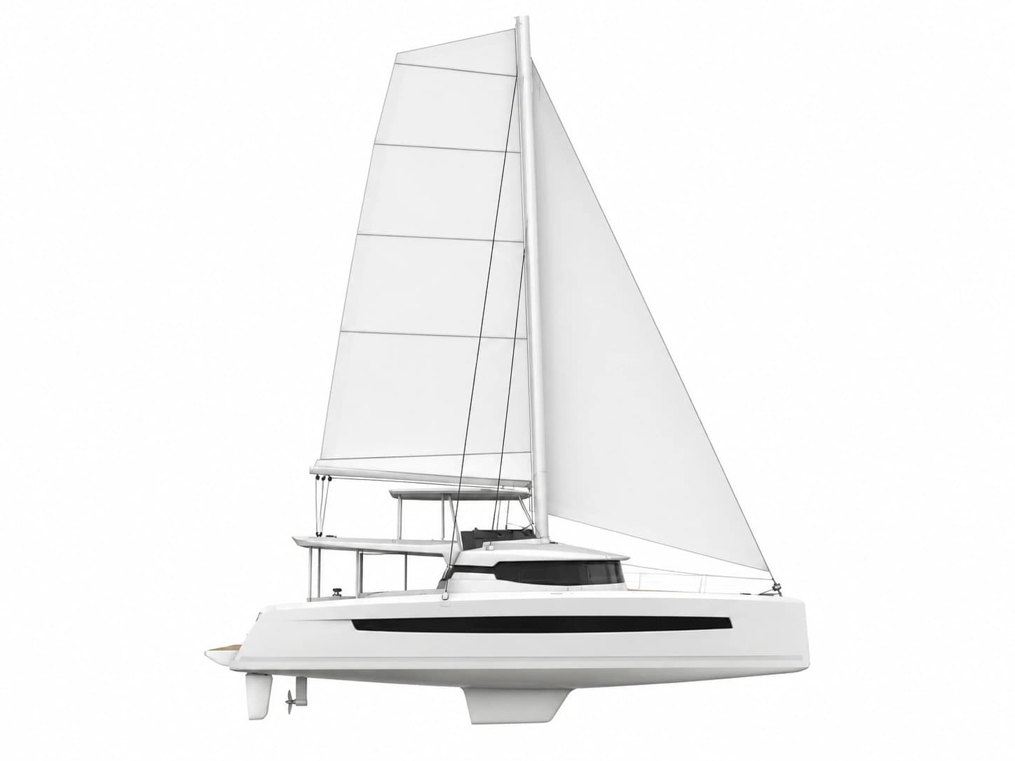 BALI 5.2 catamaran profile