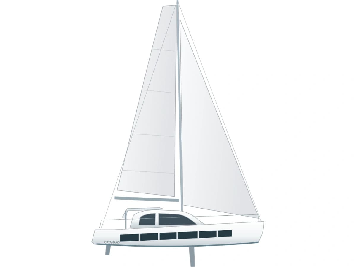 Catana 65 catamaran profile