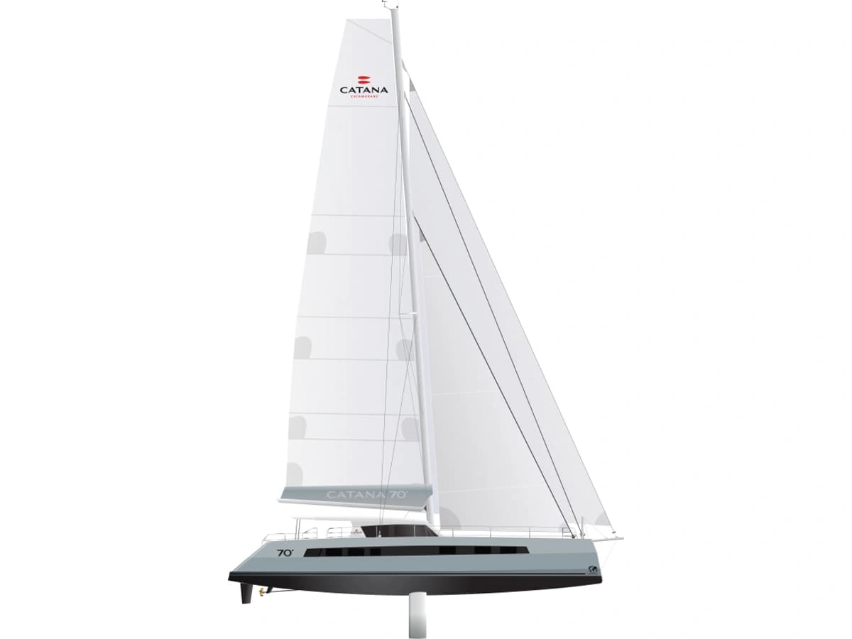 Catana 70 catamaran profile