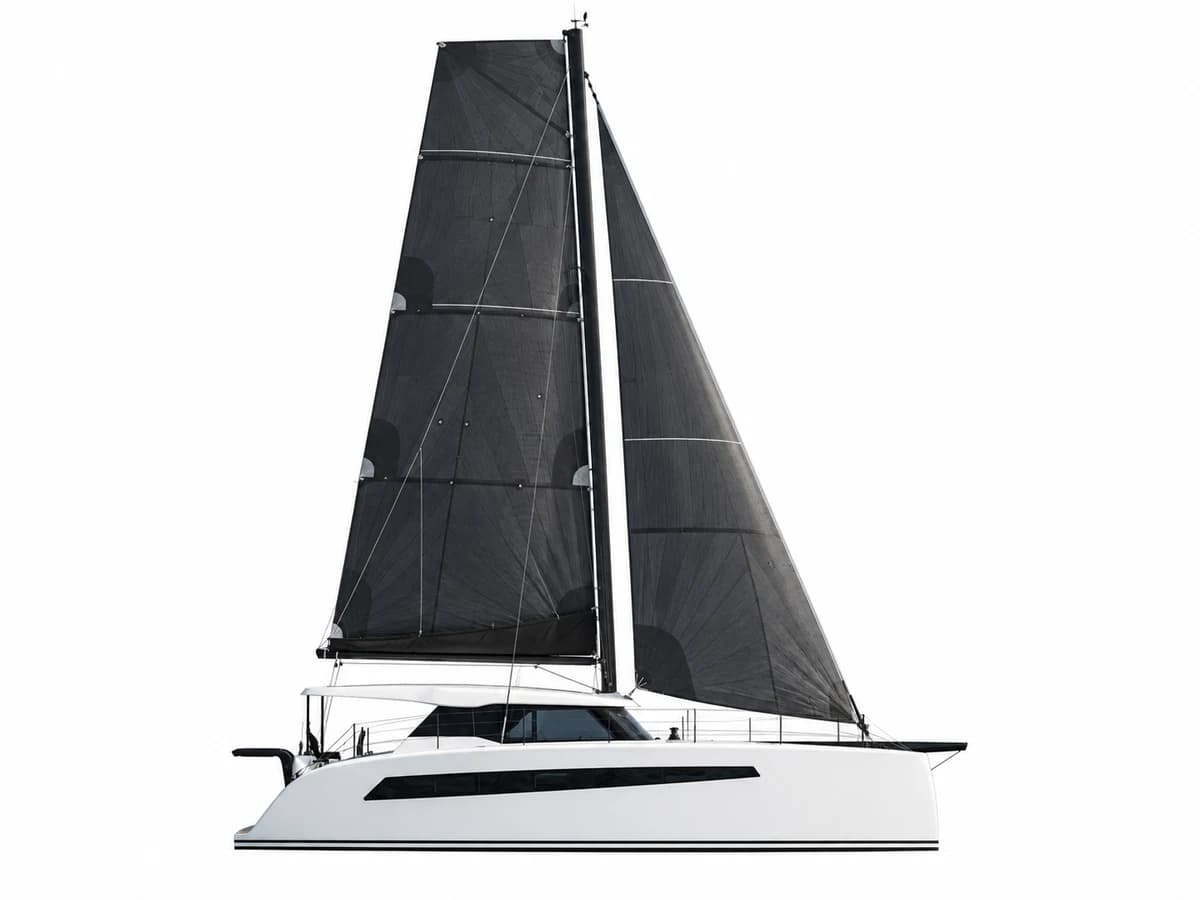 Cure 48GT catamaran profile