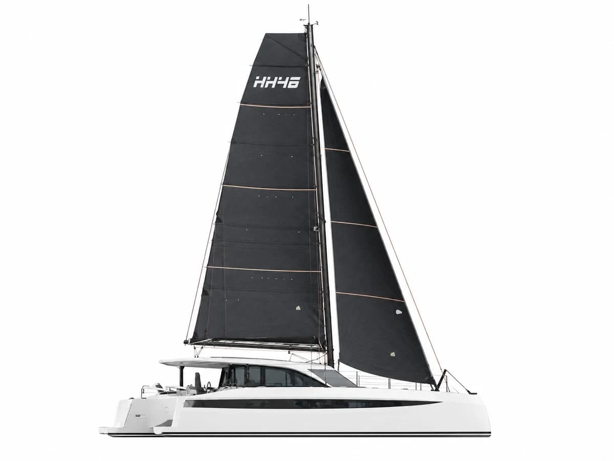 HH46 catamaran profile