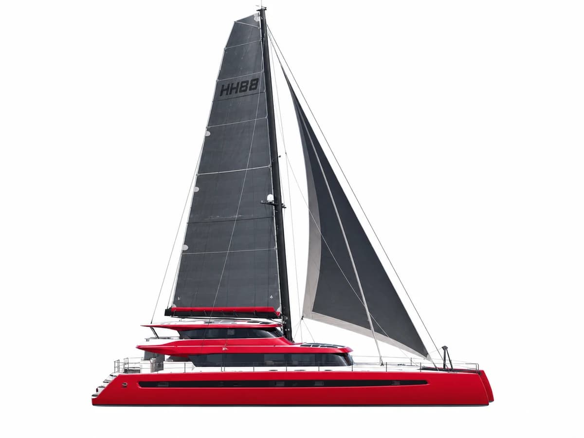HH88 catamaran profile