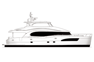 Horizon PC74 catamaran profile