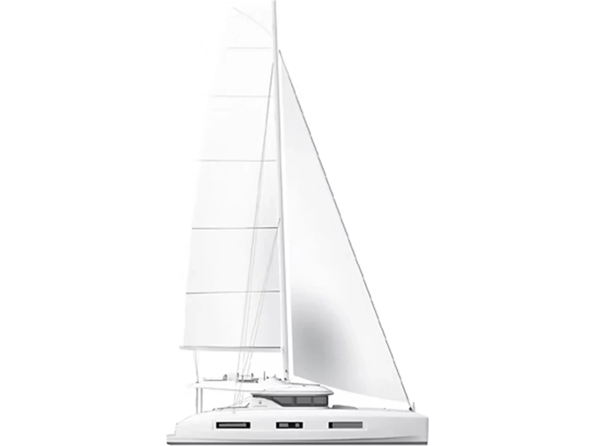 Lagoon 55 catamaran full profile