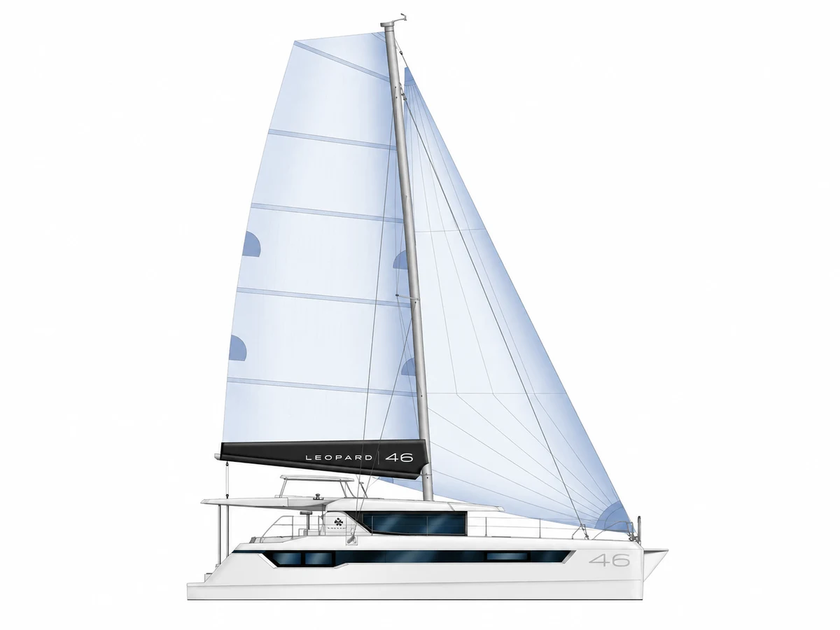 Leopard 46 catamaran profile