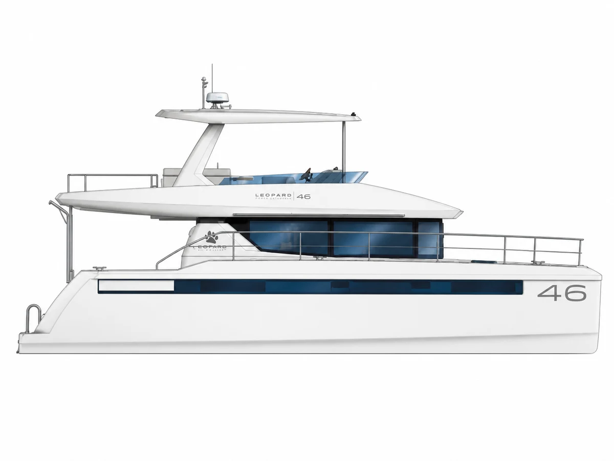 Leopard 46PC catamaran profile