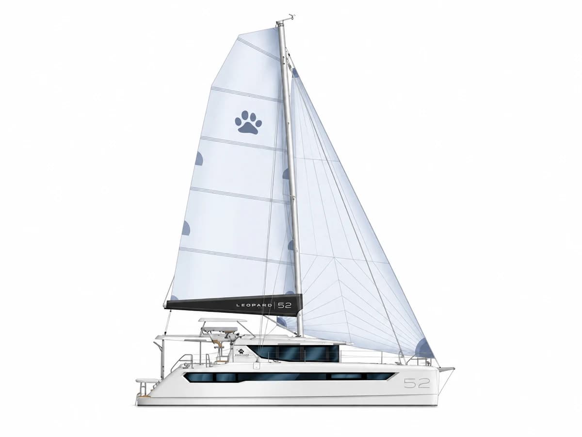Leopard 52 catamaran profile