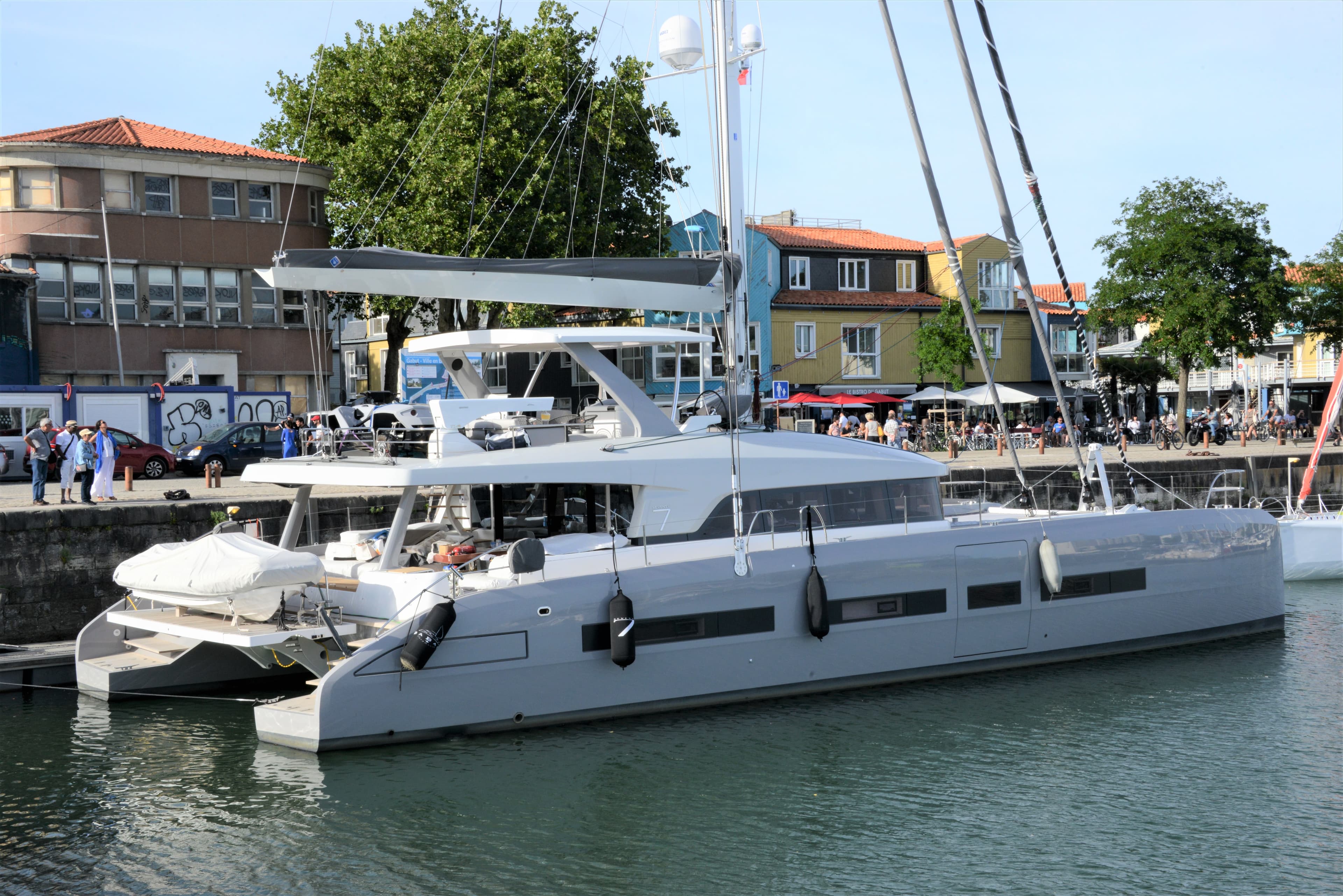 Lagoon Seventy 7 Babac moored in La Rochelle in 2018