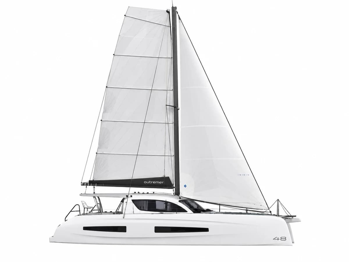 Outremer 48 catamaran profile