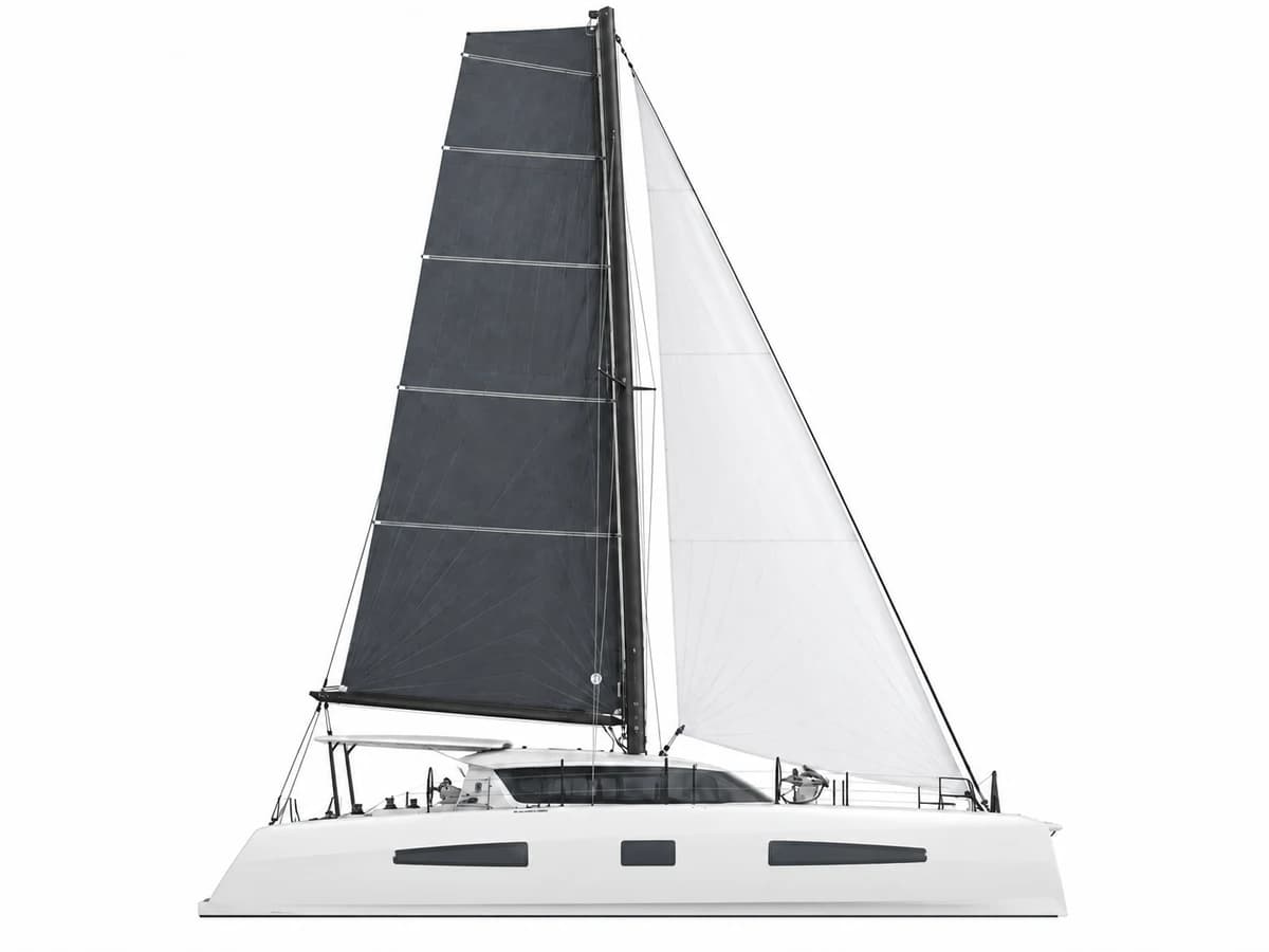 Outremer 55 catamaran profile