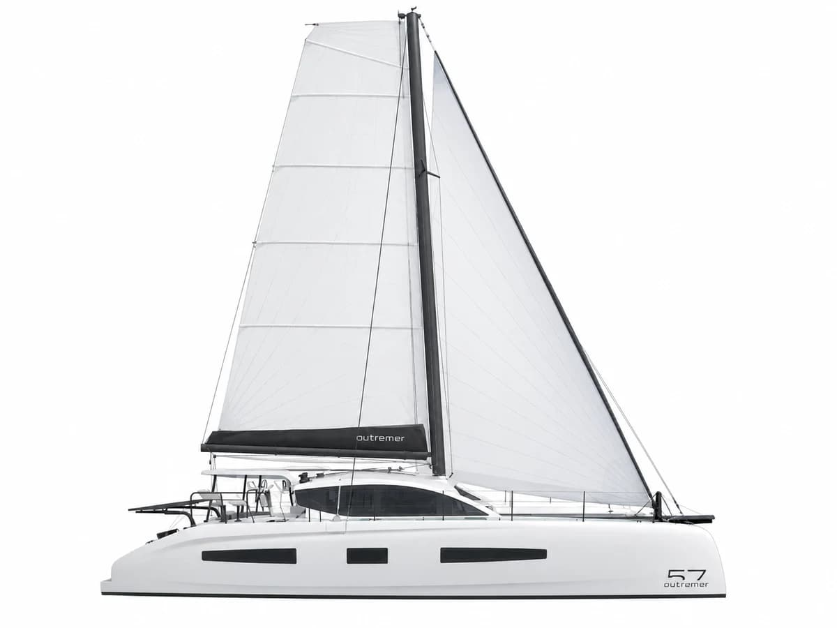 Outremer 57 catamaran profile