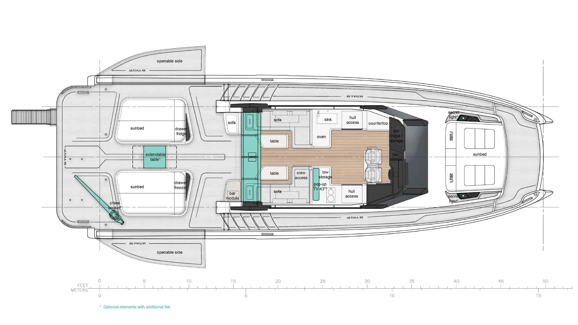 BRABUS Ultima 55 — 55 Ultima reference — main deck