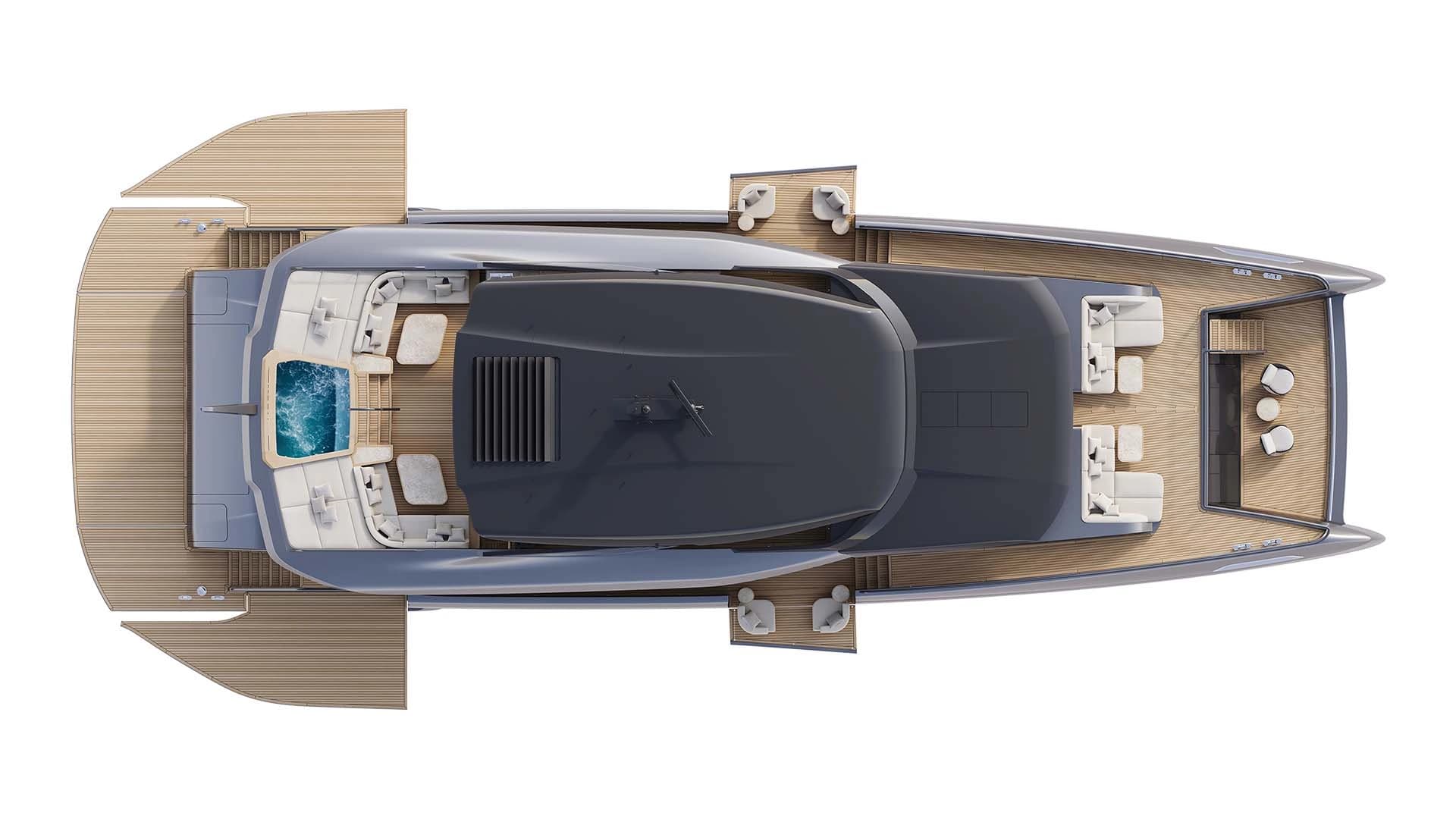 Sunreef Ultima 122 — Bimini roof