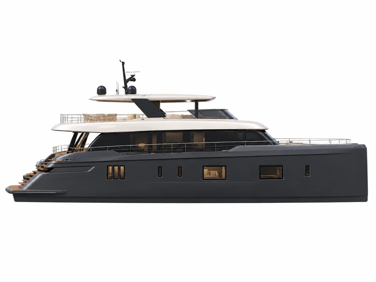 100 Sunreef Power Next catamaran profile