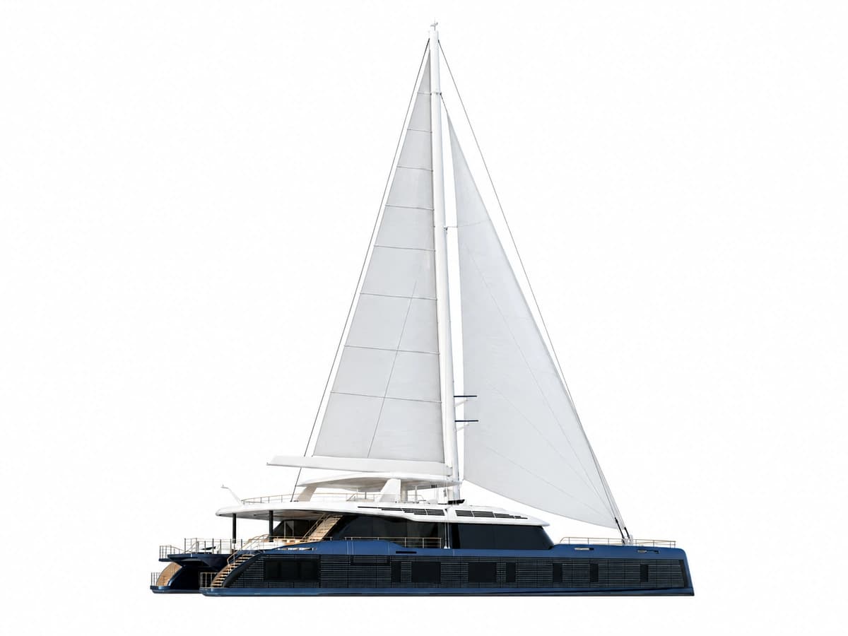 Sunreef 43M catamaran profile