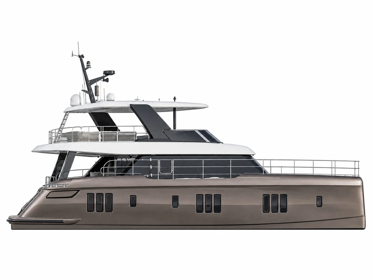 60 Sunreef Power Next catamaran profile
