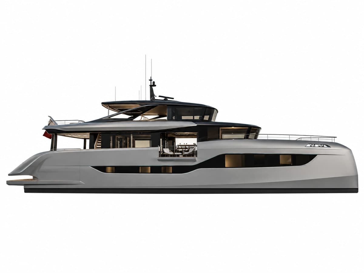 Sunreef Ultima 122 catamaran profile