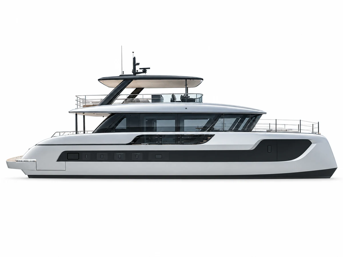 Sunreef Ultima 88 catamaran profile