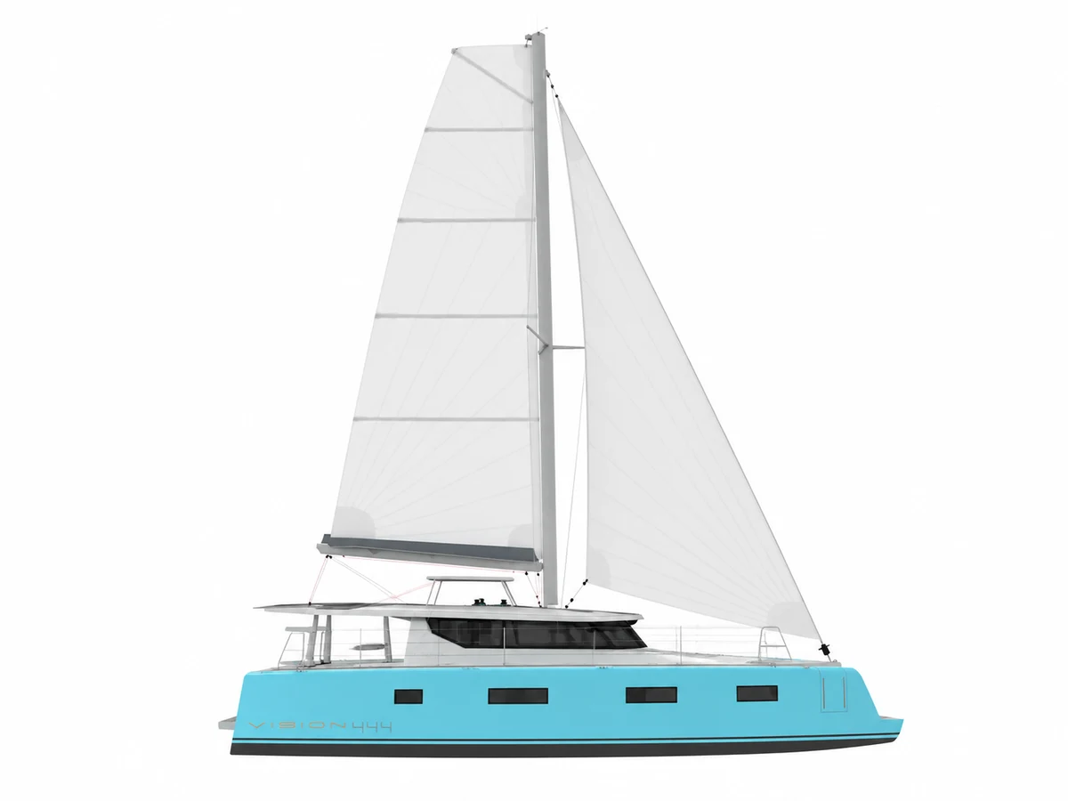 Vision 444 ES catamaran profile