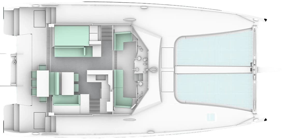Windelo 50 Main-deck arrangement 1