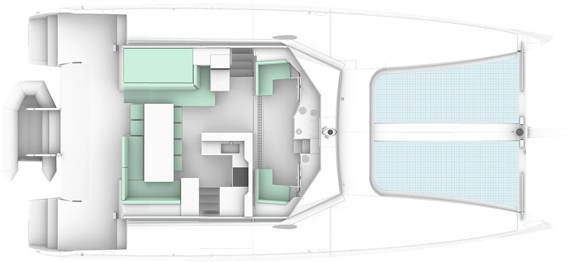 Windelo 54 Main-deck arrangement 2