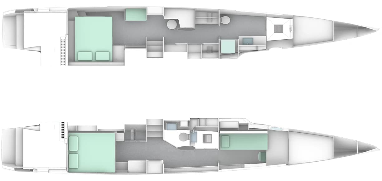 Windelo 54 Main-deck arrangement 11