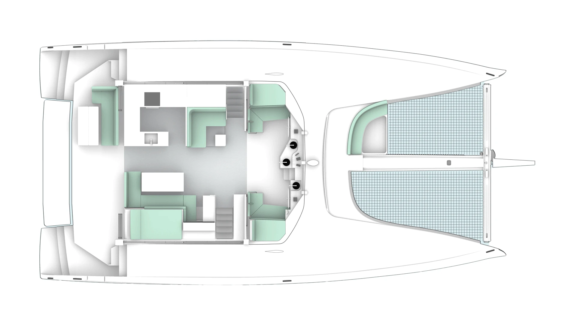 Windelo 58 Main-deck arrangement 3