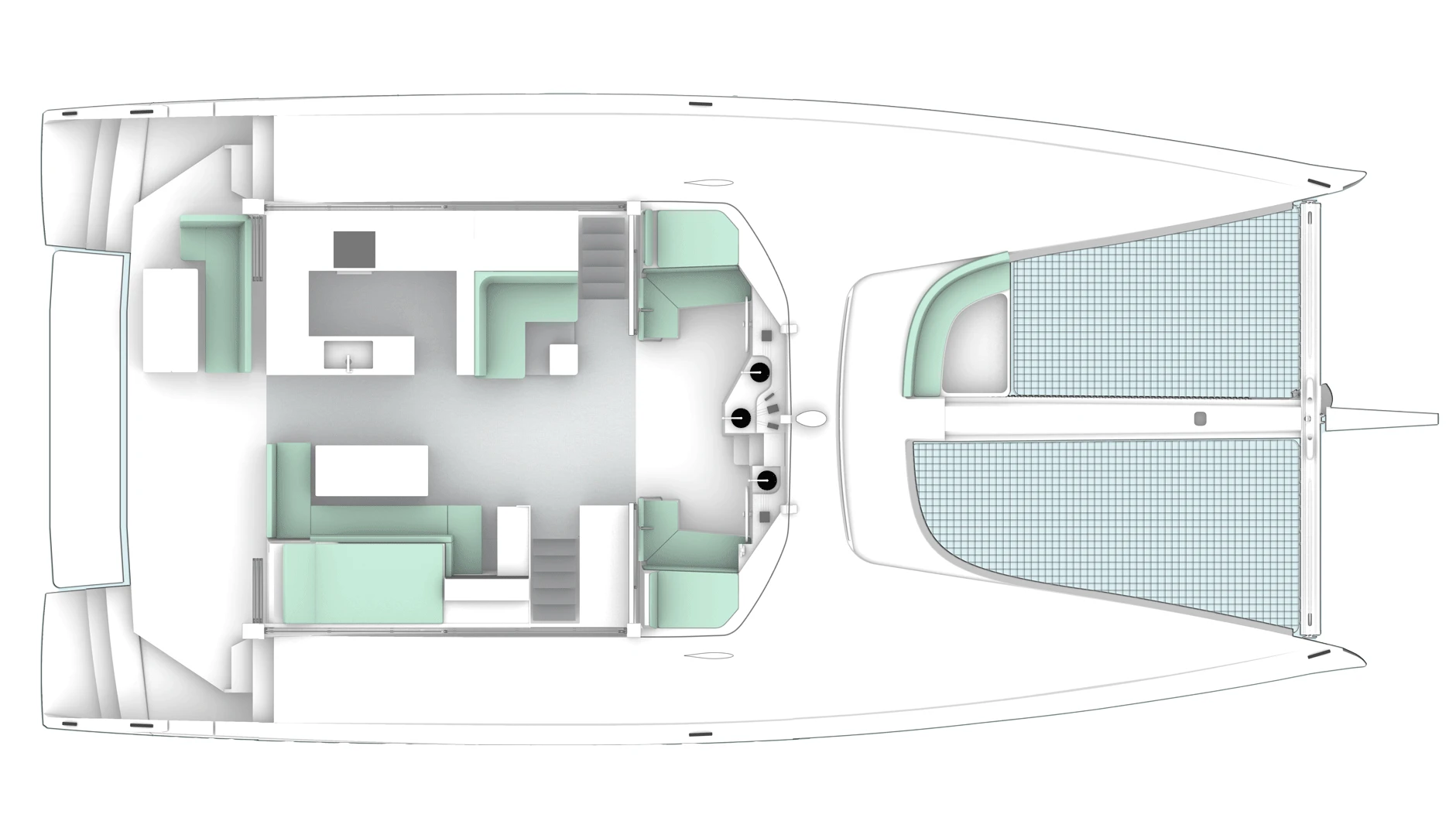 Windelo 62 Main-deck arrangement 1
